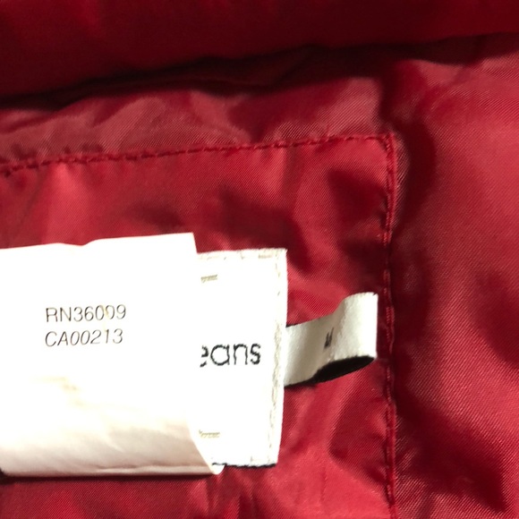 Red Vintage Calvin Klein Rain Jacket - Picture 4 of 7